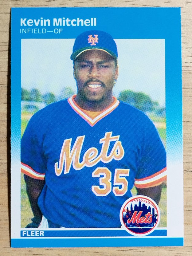 1987 Fleer #17 Kevin Mitchell RC