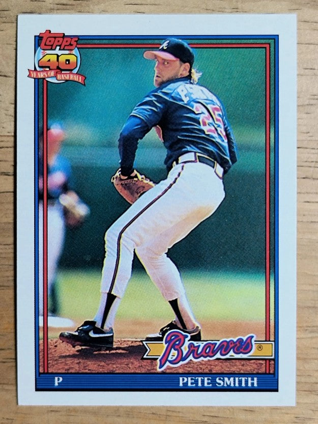 1991 Topps #383 Pete Smith
