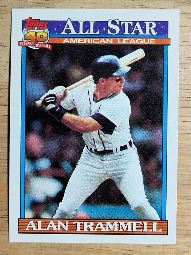 1991 Topps #389 Alan Trammell AS