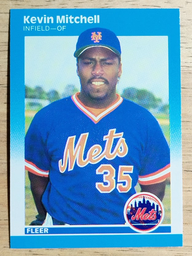1987 Fleer #17 Kevin Mitchell RC
