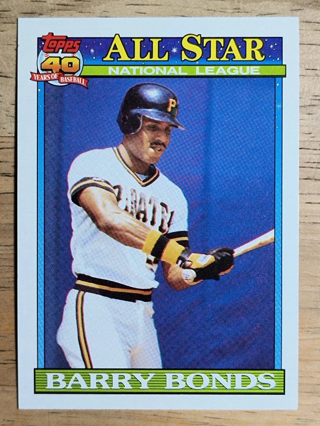 1991 Topps #401 Barry Bonds AS