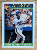 1991 Topps #402 Darryl Strawbery AS