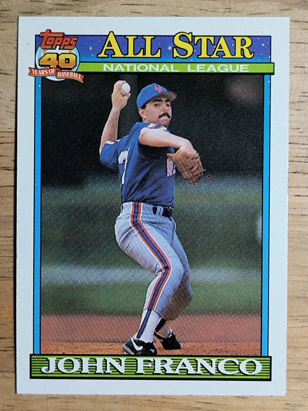 1991 Topps #407 John Franco AS