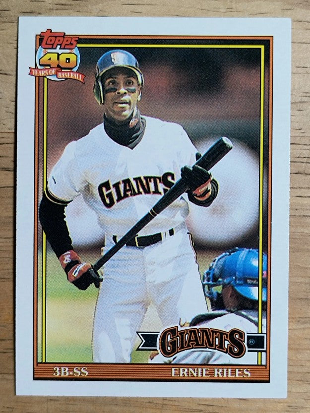 1991 Topps #408 Earnest Riles