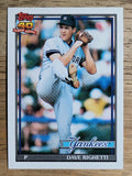 1991 Topps #410 Dave Righetti