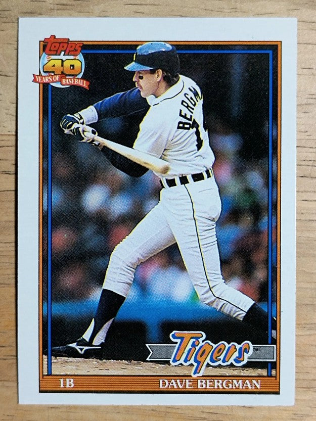 1991 Topps #412 Dave Bergman