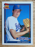 1991 Topps #428 John Barfield