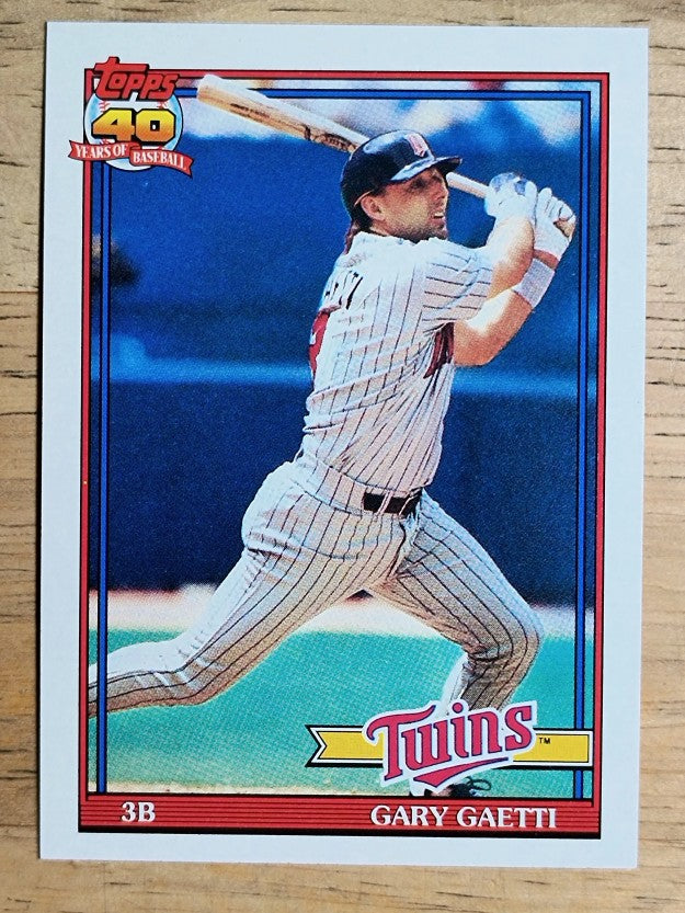 1991 Topps #430 Gary Gaetti