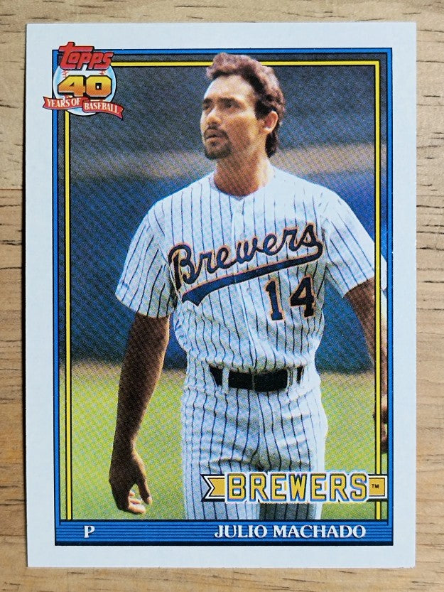 1991 Topps #434 Julio Machado