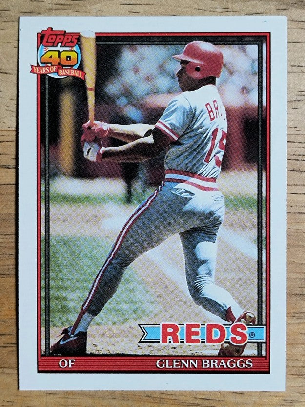 1991 Topps #444 Glenn Braggs