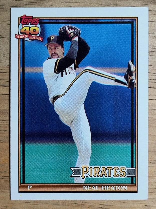 1991 Topps #451 Neal Heaton