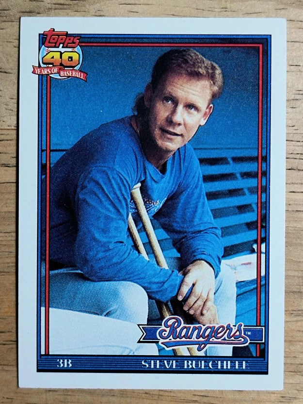 1991 Topps #464 Steve Buechele