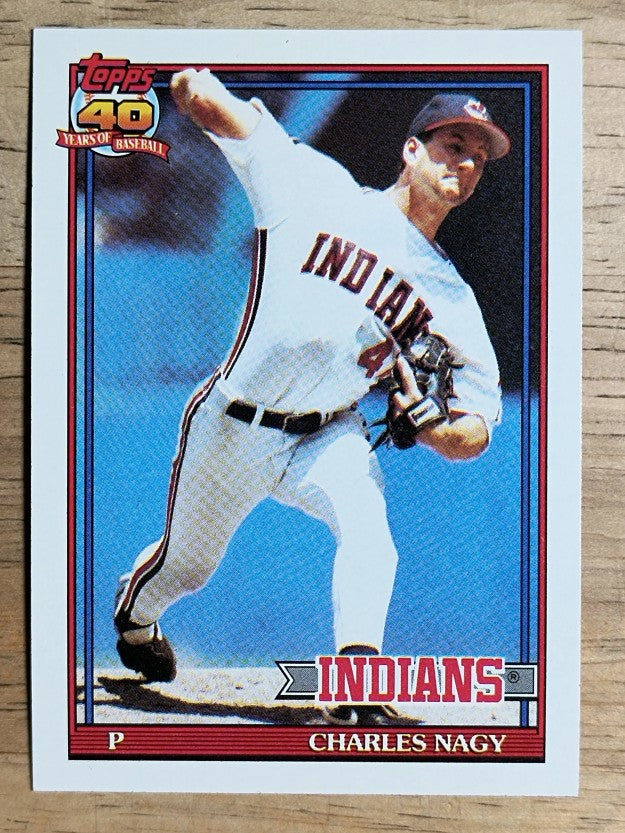 1991 Topps #466 Charles Nagy