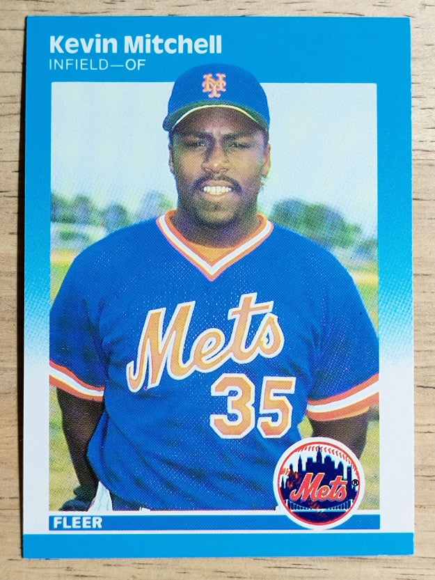 1987 Fleer #17 Kevin Mitchell RC