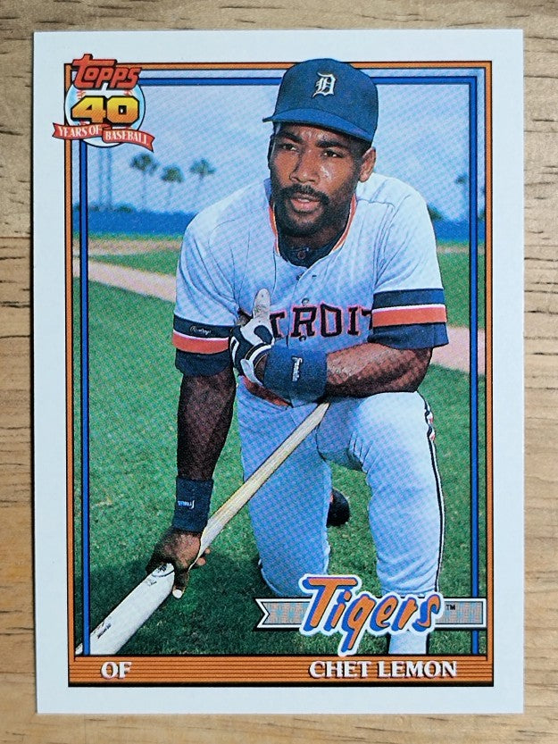 1991 Topps #469 Chet Lemon