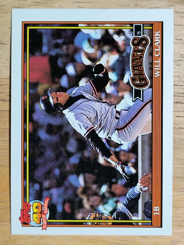 1991 Topps #500 Will Clark