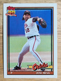 1991 Topps #512 Jose Mesa