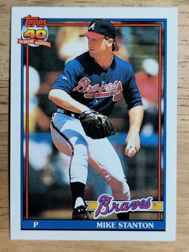 1991 Topps #514 Mike Stanton
