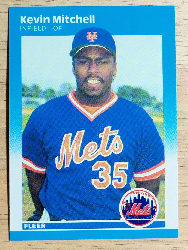 1987 Fleer #17 Kevin Mitchell RC
