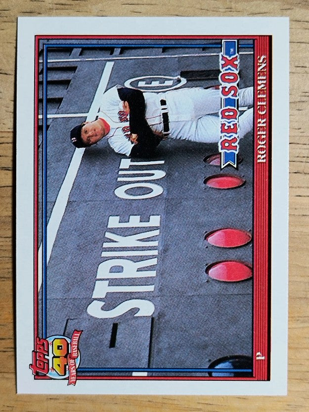 1991 Topps #530 Roger Clemens