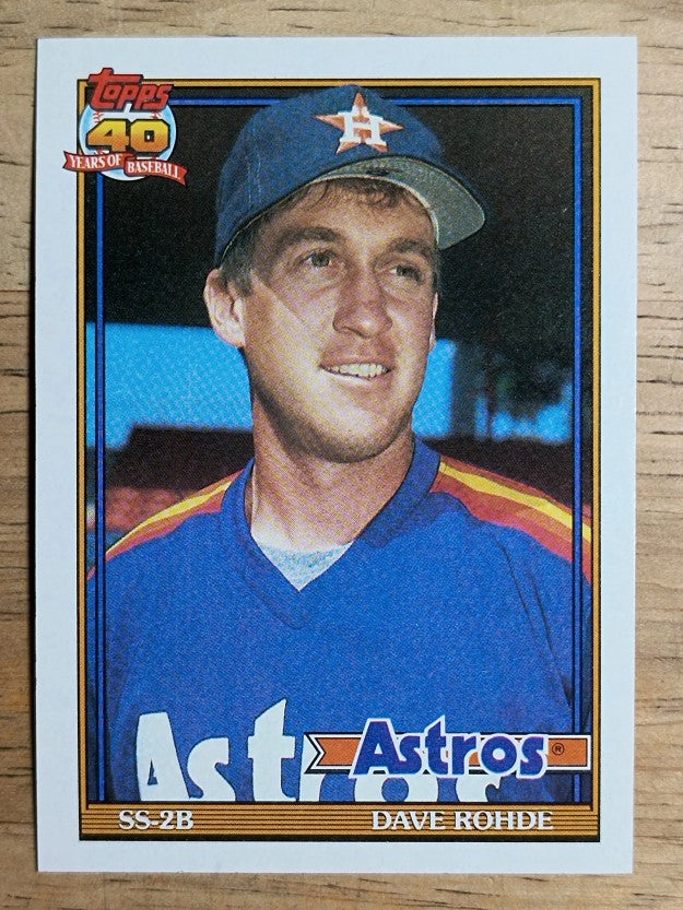 1991 Topps #531 Dave Rohde