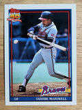 1991 Topps #533 Oddibe McDowell