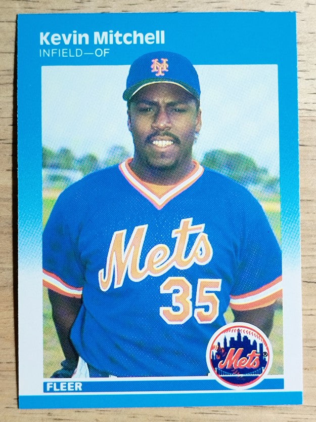 1987 Fleer #17 Kevin Mitchell RC