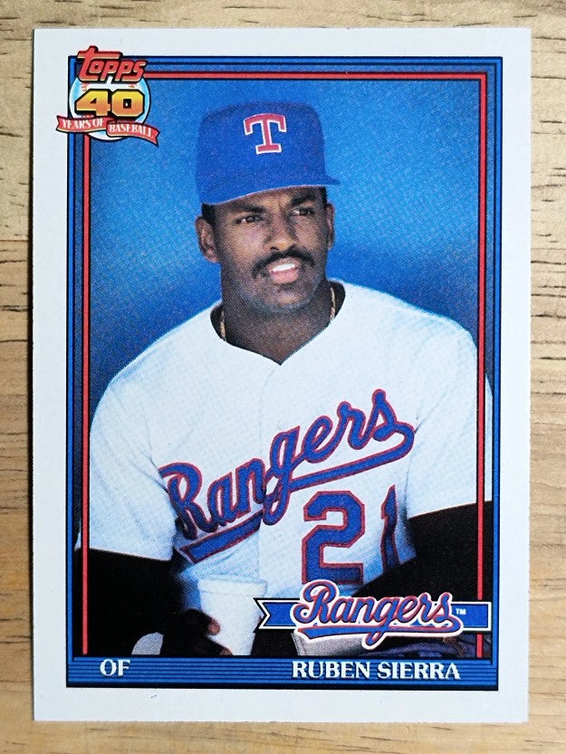 1991 Topps #535 Ruben Sierra