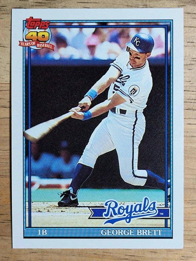 1991 Topps #540 George Brett