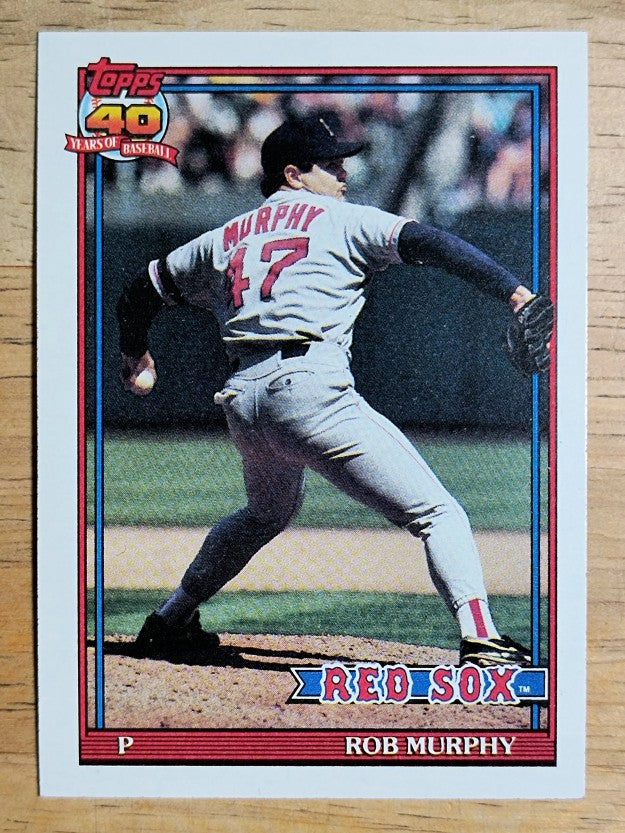 1991 Topps #542 Rob Murphy