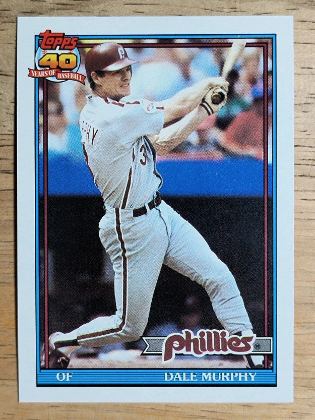 1991 Topps #545 Dale Murphy