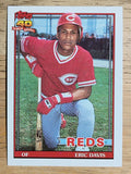 1991 Topps #550 Eric Davis