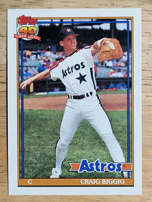 1991 Topps #565 Craig Biggio