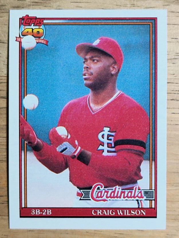 1991 Topps #566 Craig Wilson RC