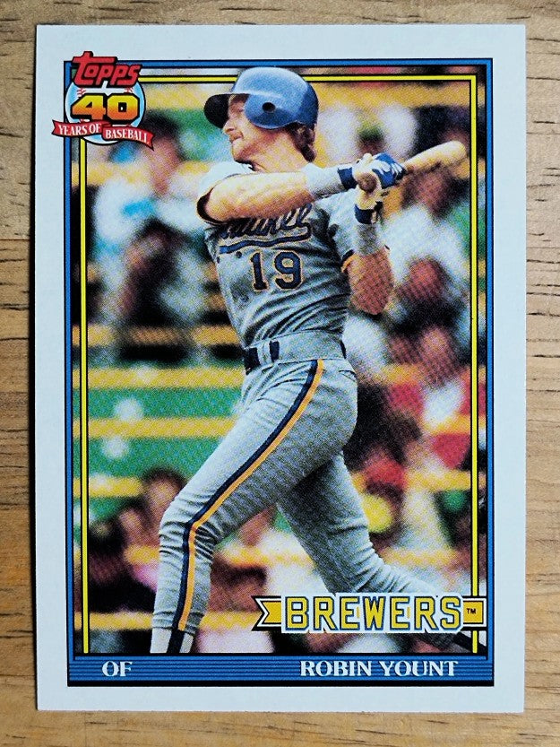1991 Topps #575 Robin Yount