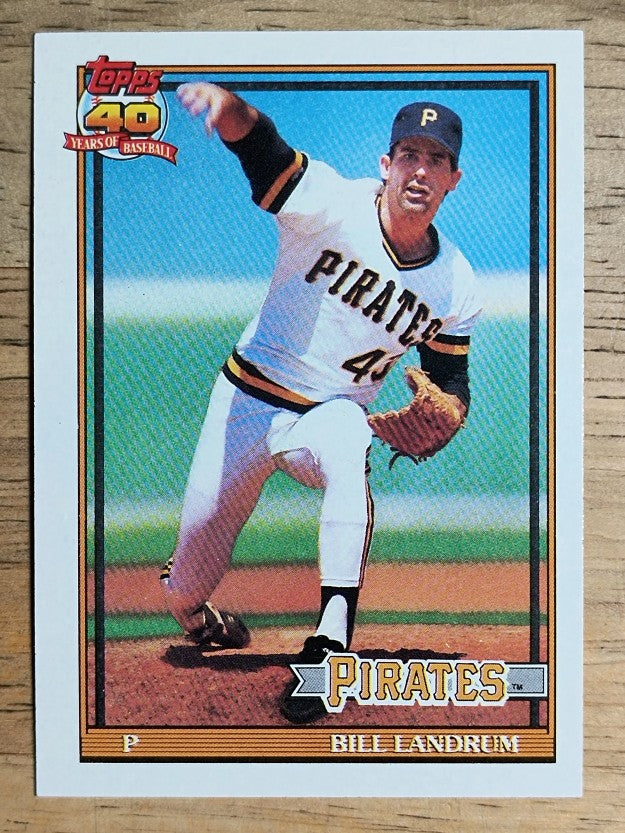 1991 Topps #595 Bill Landrum