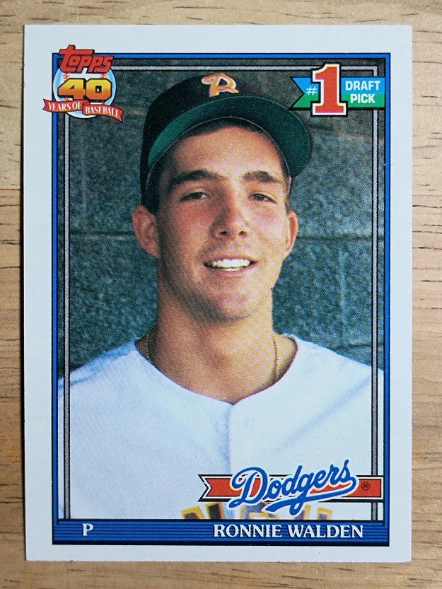 1991 Topps #596 Ronnie Walden RC