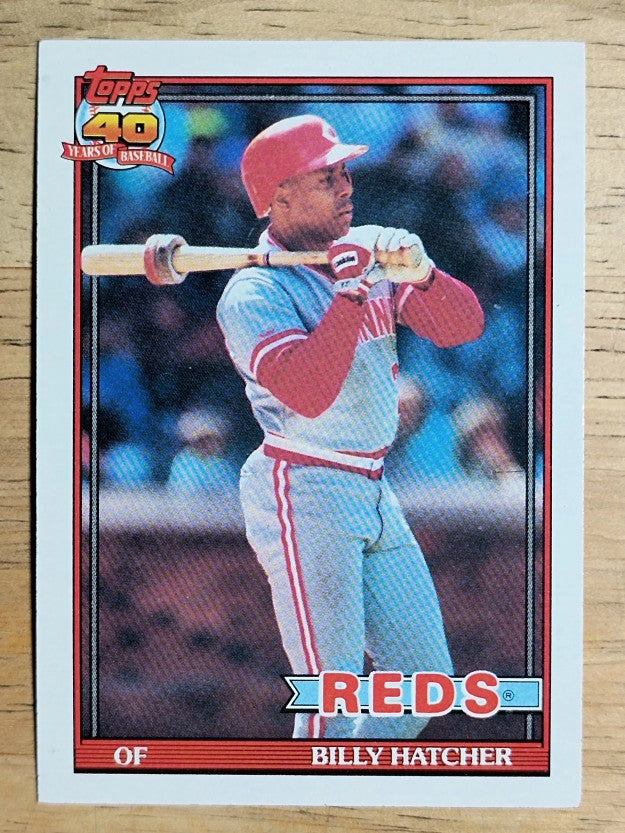1991 Topps #604 Billy Hatcher