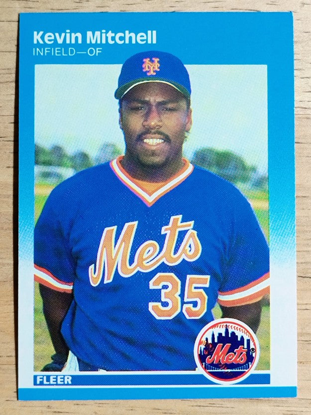 1987 Fleer #17 Kevin Mitchell RC