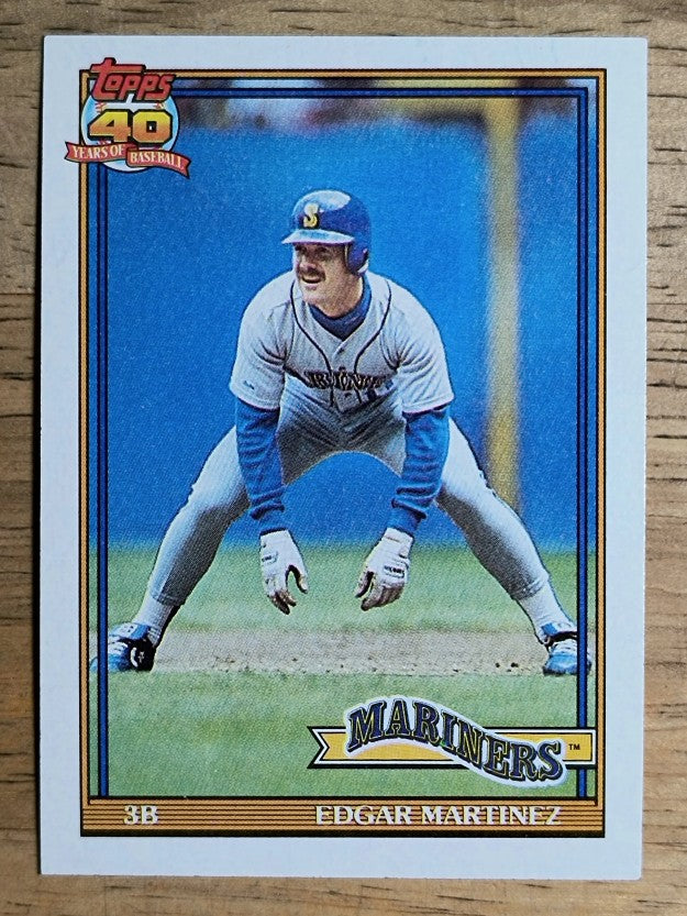 1991 Topps #607 Edgar Martinez