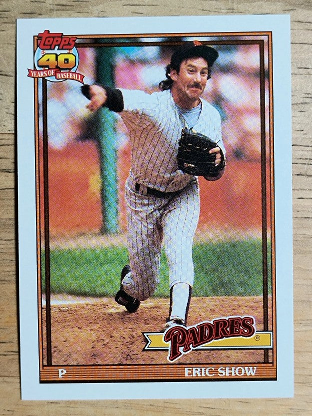 1991 Topps #613 Eric Show