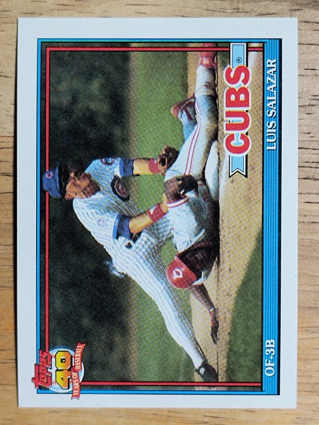 1991 Topps #614 Luis Salazar