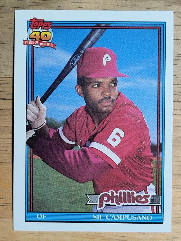 1991 Topps #618 Sil Campusano