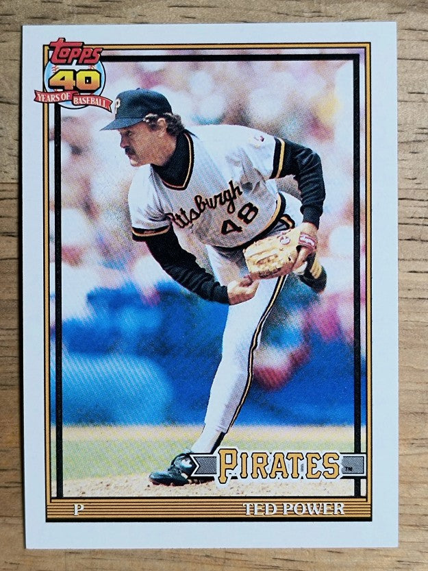 1991 Topps #621 Ted Power