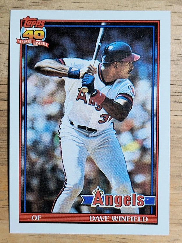 1991 Topps #630 Dave Winfield