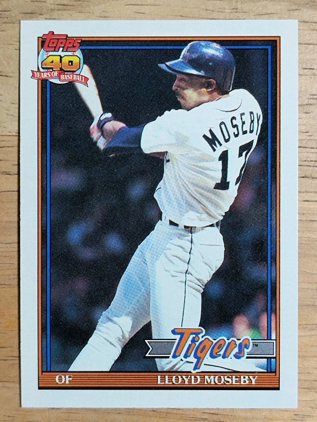 1991 Topps #632 Lloyd Moseby