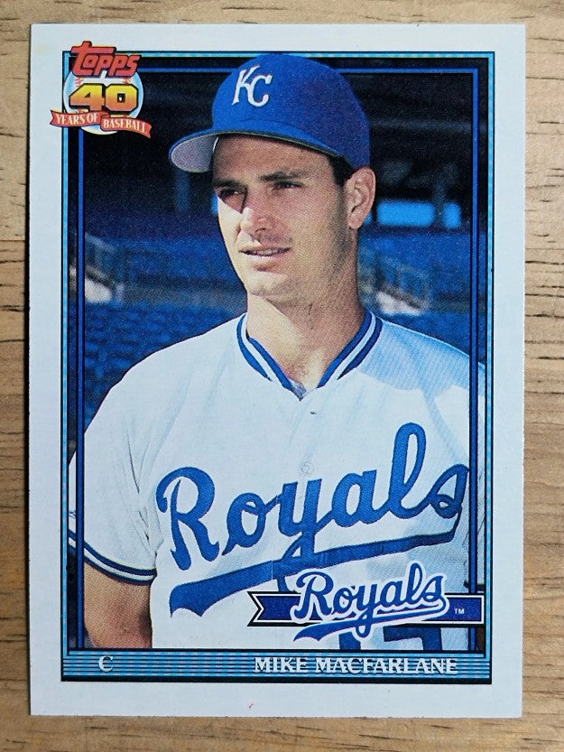1991 Topps #638 Mike Macfarlane
