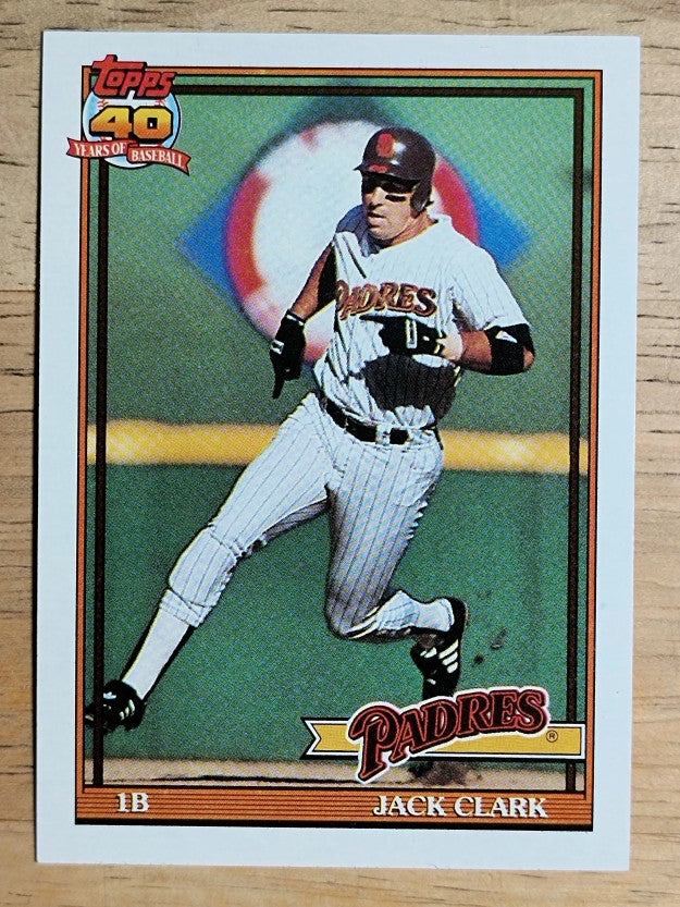 1991 Topps #650 Jack Clark