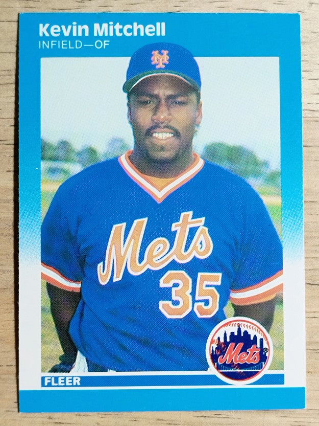 1987 Fleer #17 Kevin Mitchell RC