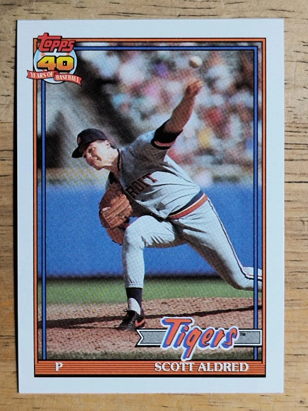 1991 Topps #658 Scott Aldred